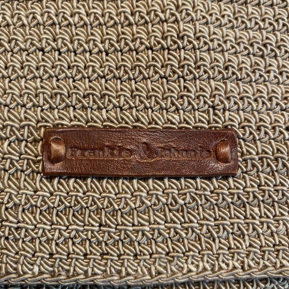 Frankie & Johnnie Tan Crocheted Shoulder Bag - Picture 4 of 5